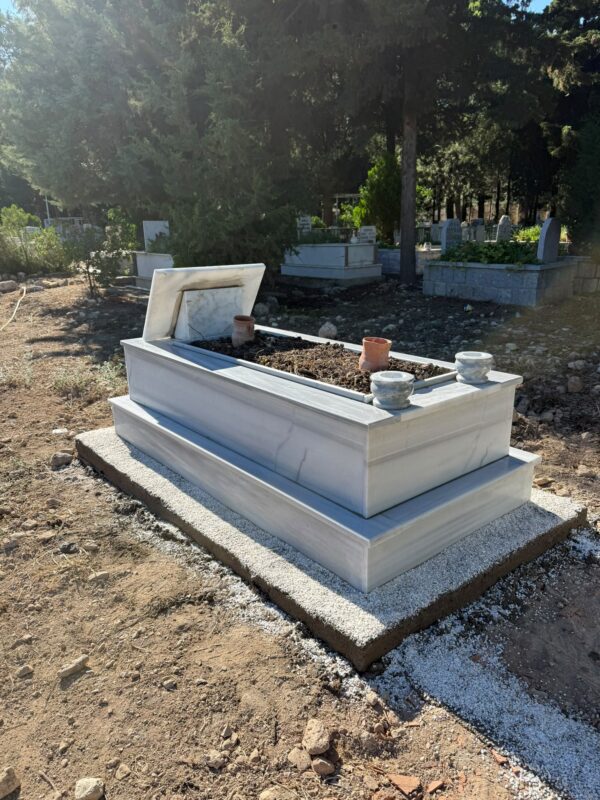 Marmara Mermeri Tek Kişilik Mezar – Model 35 - Görsel 3