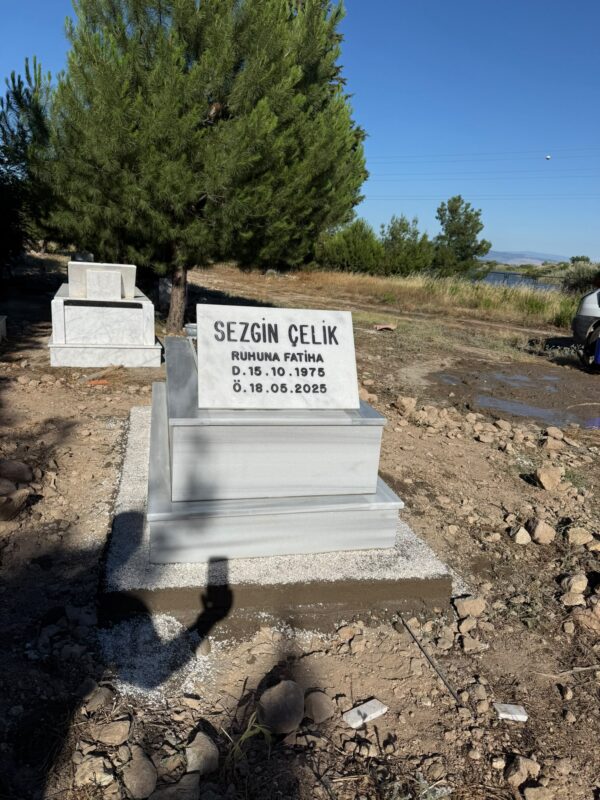 Marmara Mermeri Tek Kişilik Mezar – Model 35 - Görsel 4