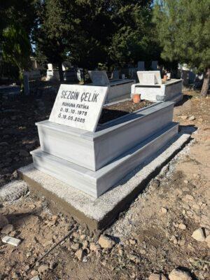 Marmara Mermeri Tek Kişilik Mezar – Model 35